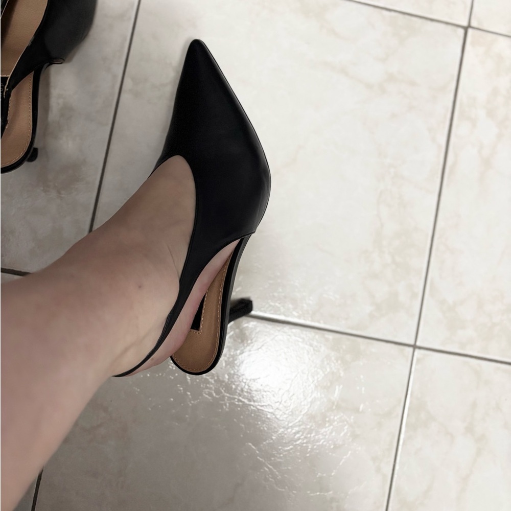 New Leather Top Shop Heels size 7